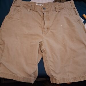 Carhartt Men's Beige Cargo Shorts